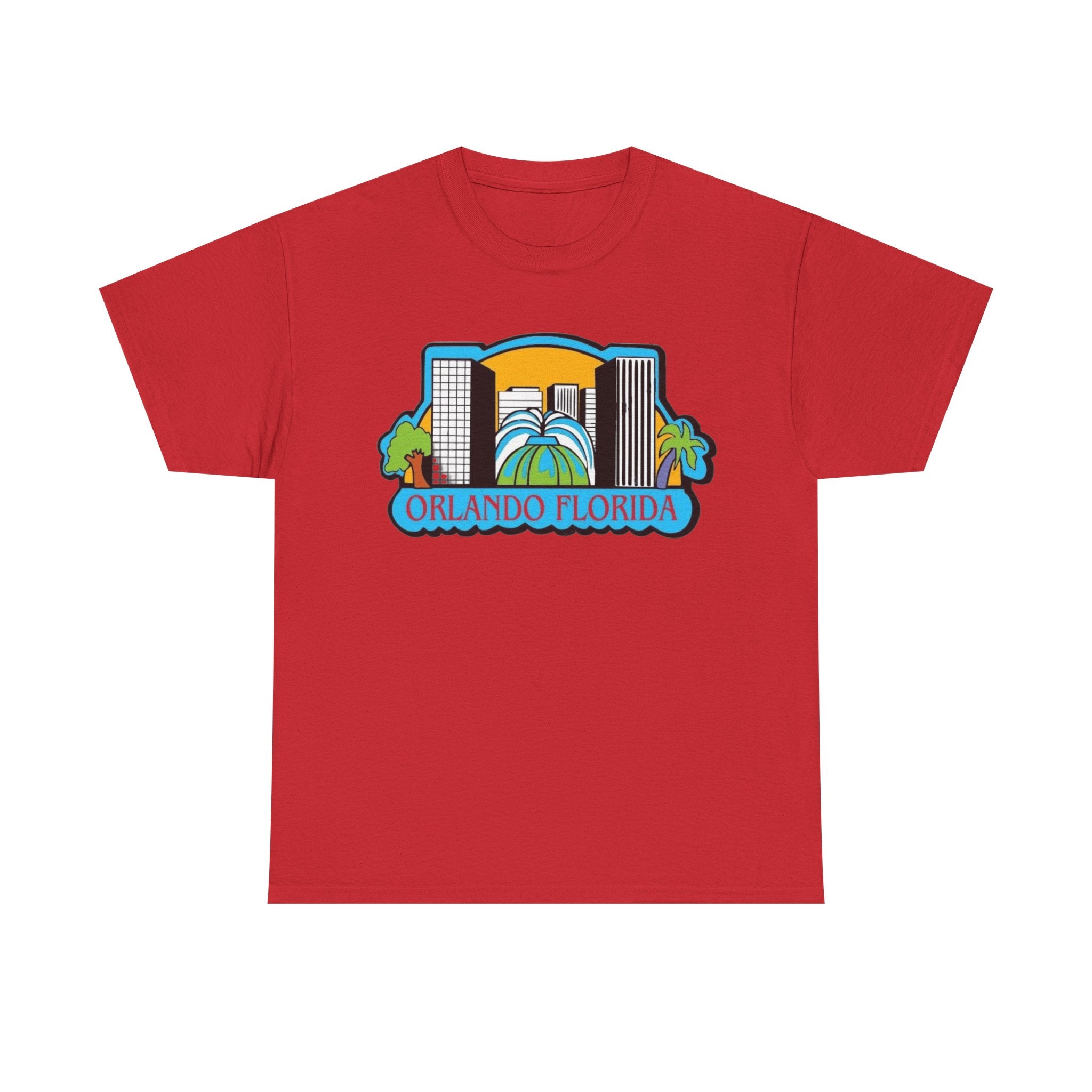 Orlando Florida Retro Skyline T-Shirt