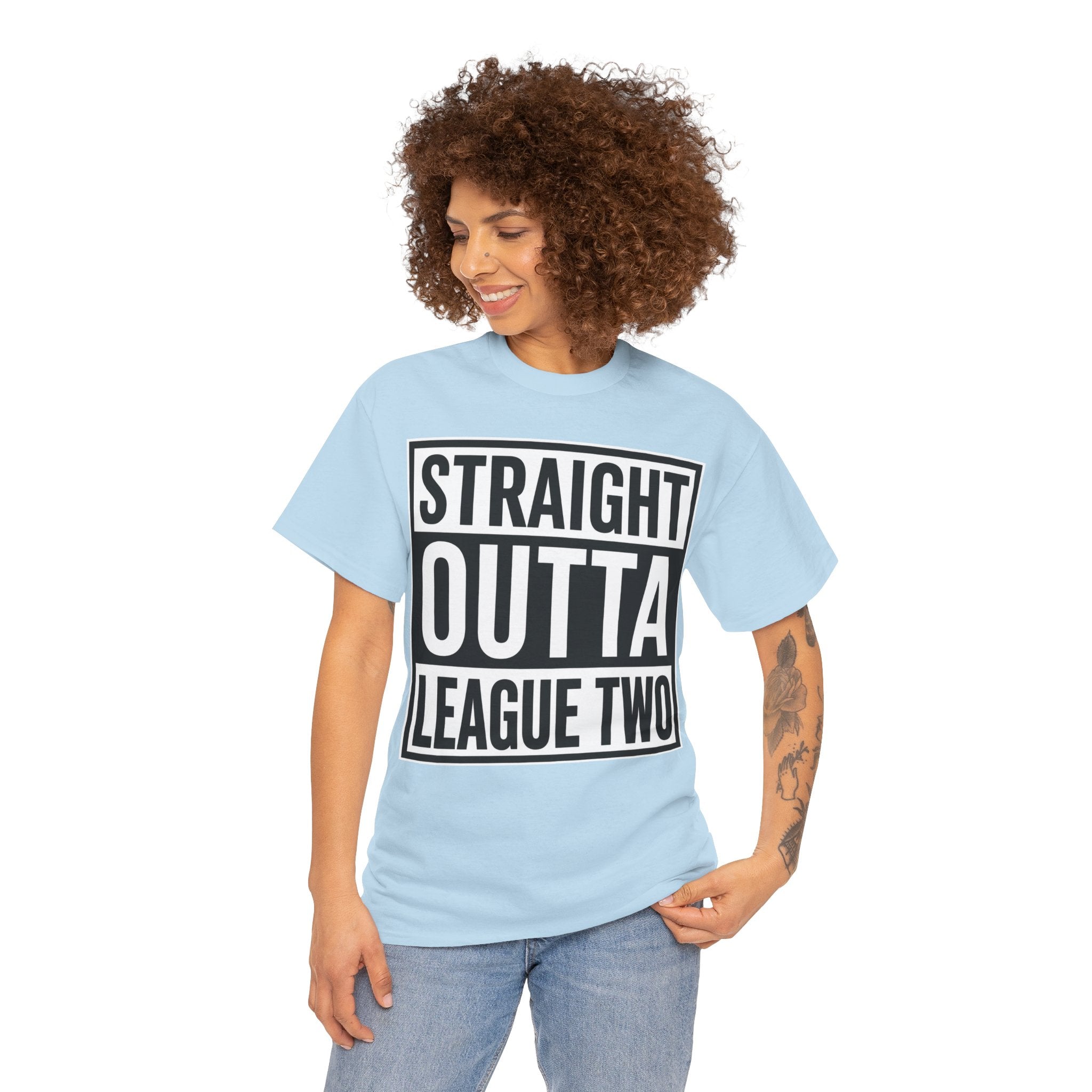 Straight Outta League Two T-Shirt — Football Fan Shirt