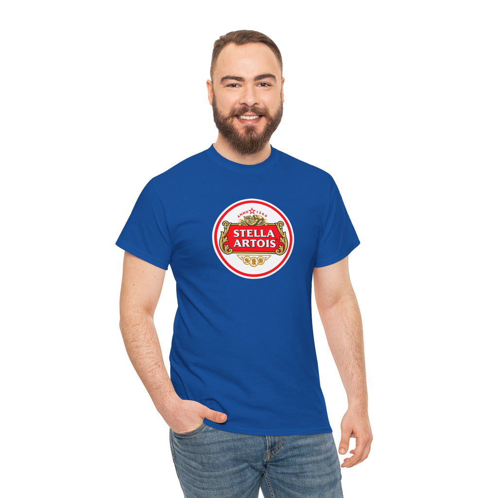 Beer Logo T-Shirt — Stella Artois Inspired Vintage Crest Tee