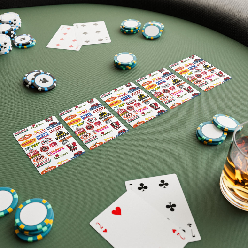 American Fast Food Chains Playing / Poker Cards