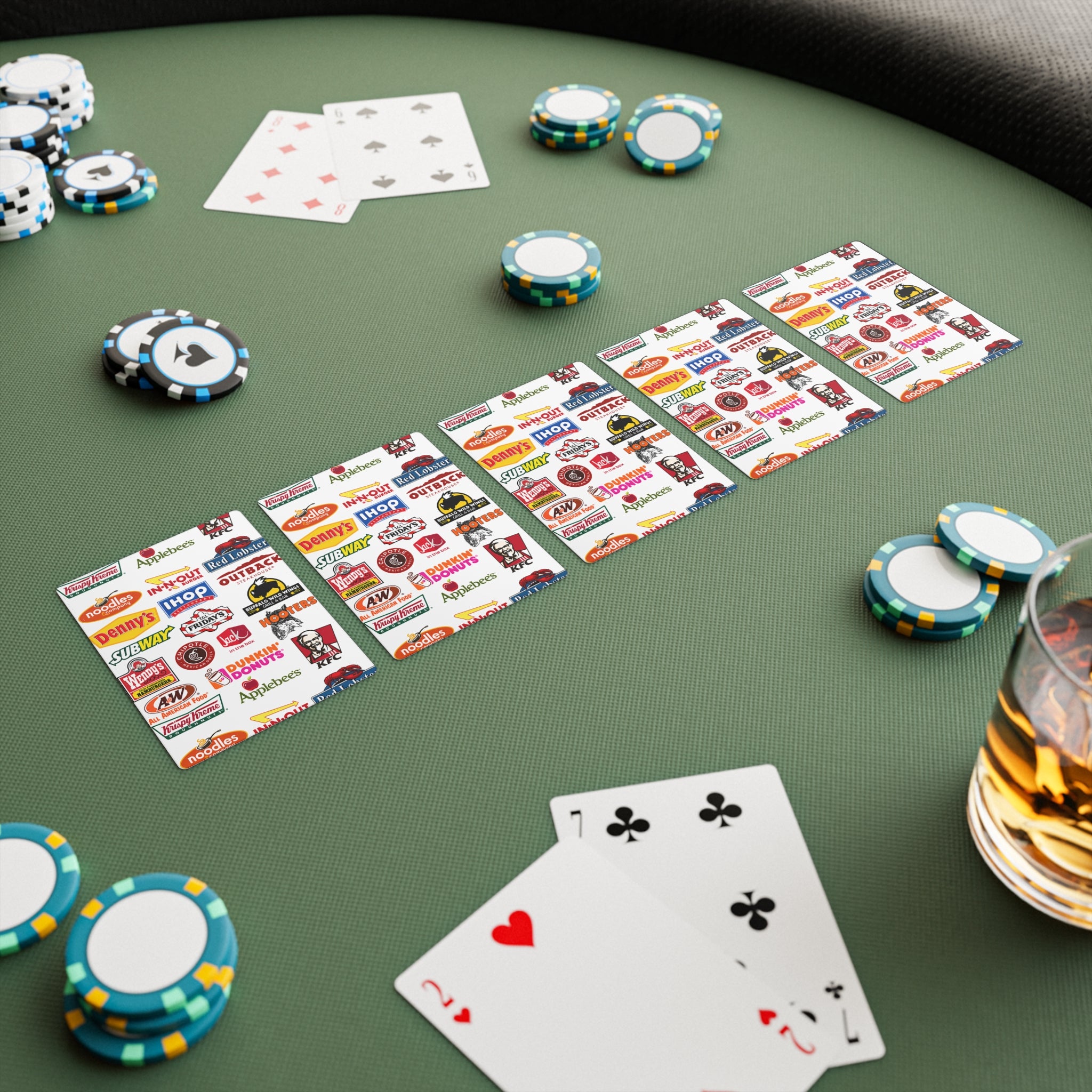 American Fast Food Chains Playing / Poker Cards