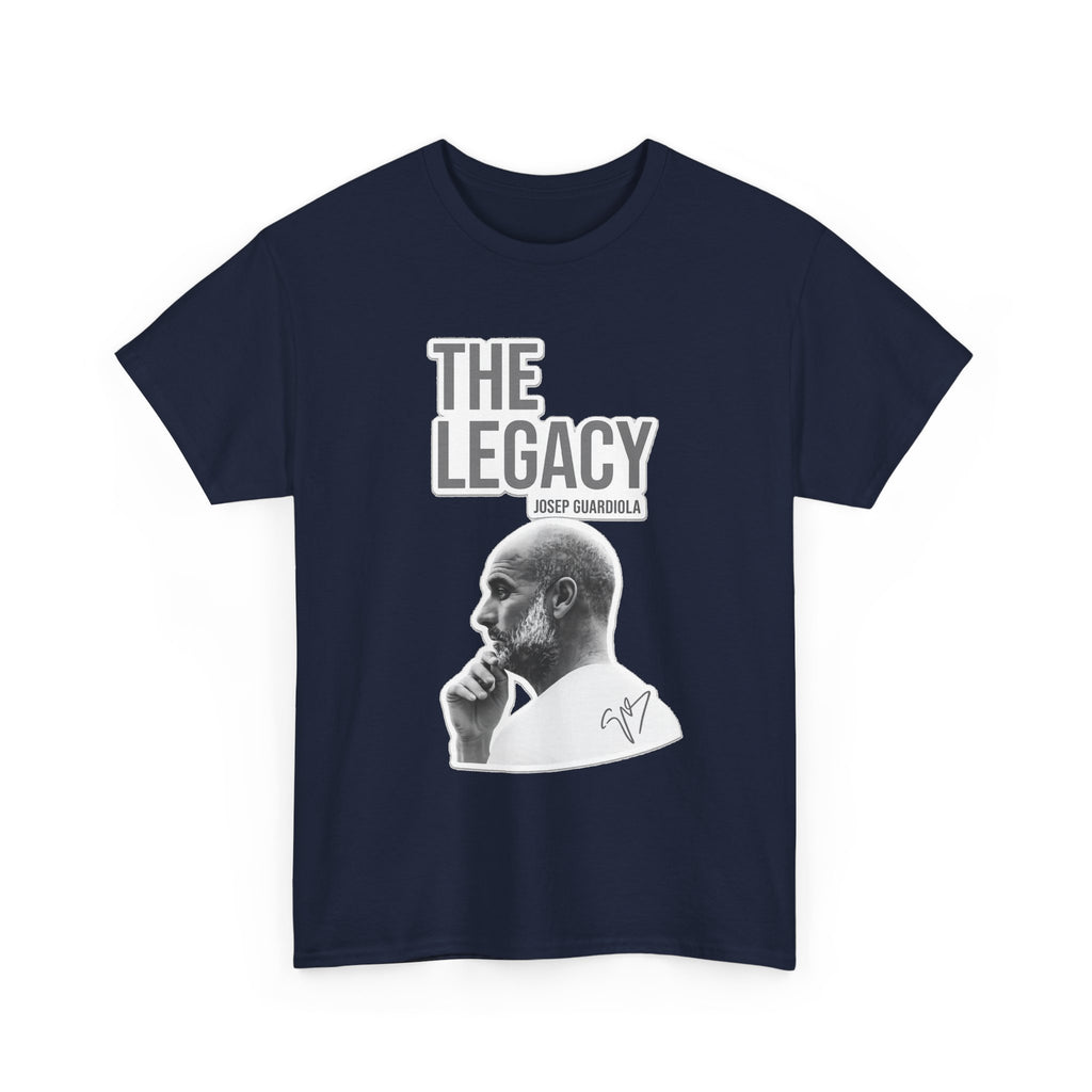 Pep Guardiola Manchester City The Legacy Tee — Inspirational Portrait Graphic T-Shirt