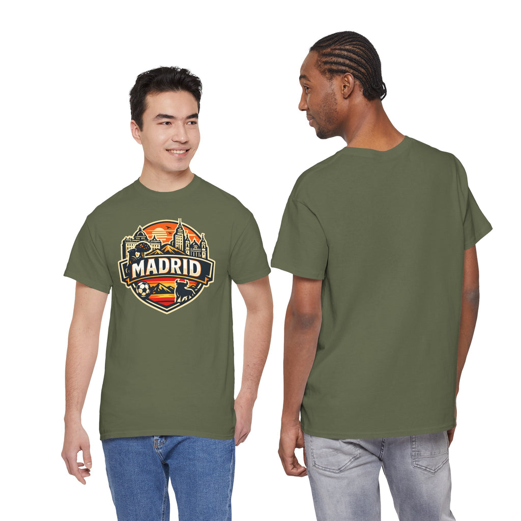Madrid Skyline Soccer Crest T-Shirt