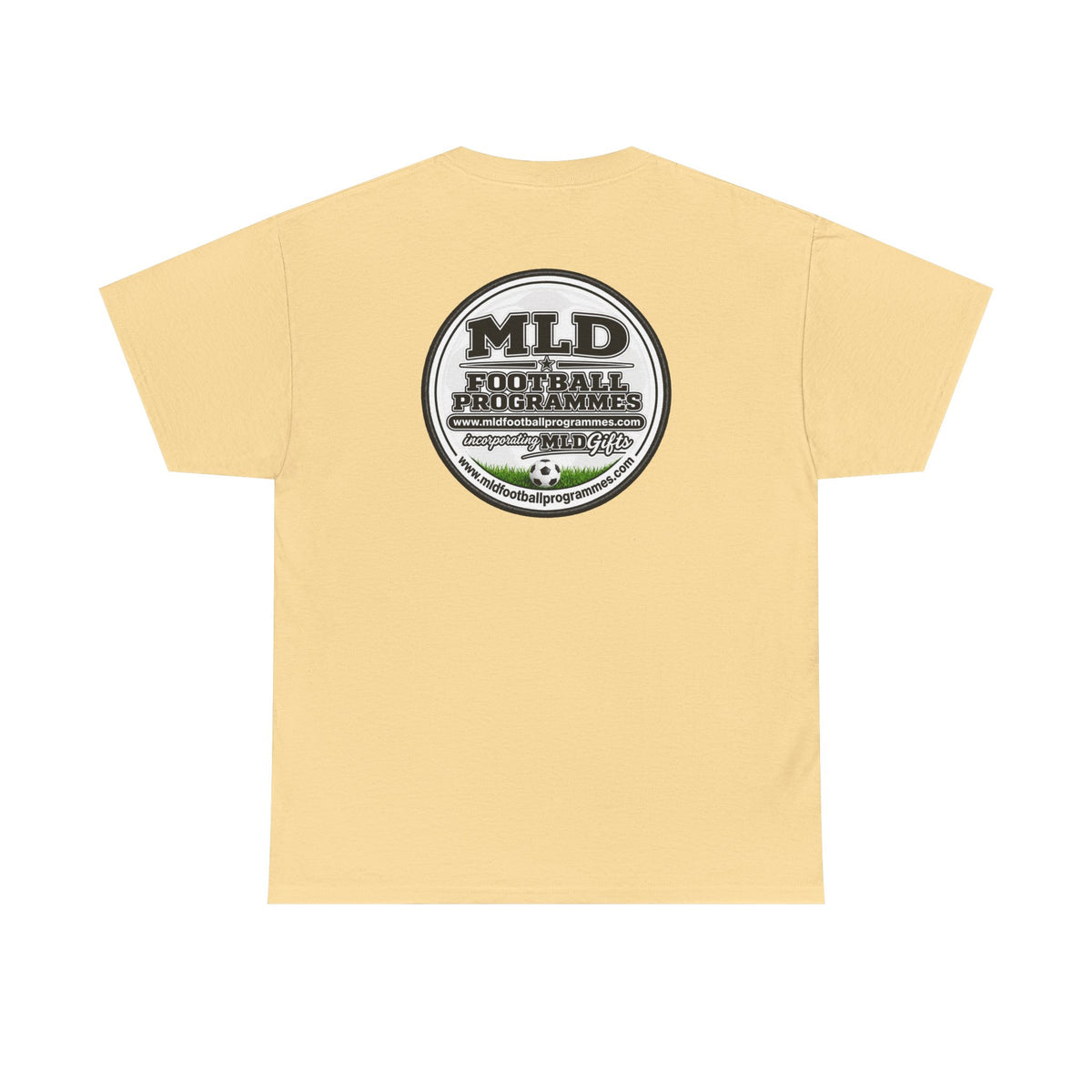 MLD Football Programmes Vintage Logo Cotton T-Shirt