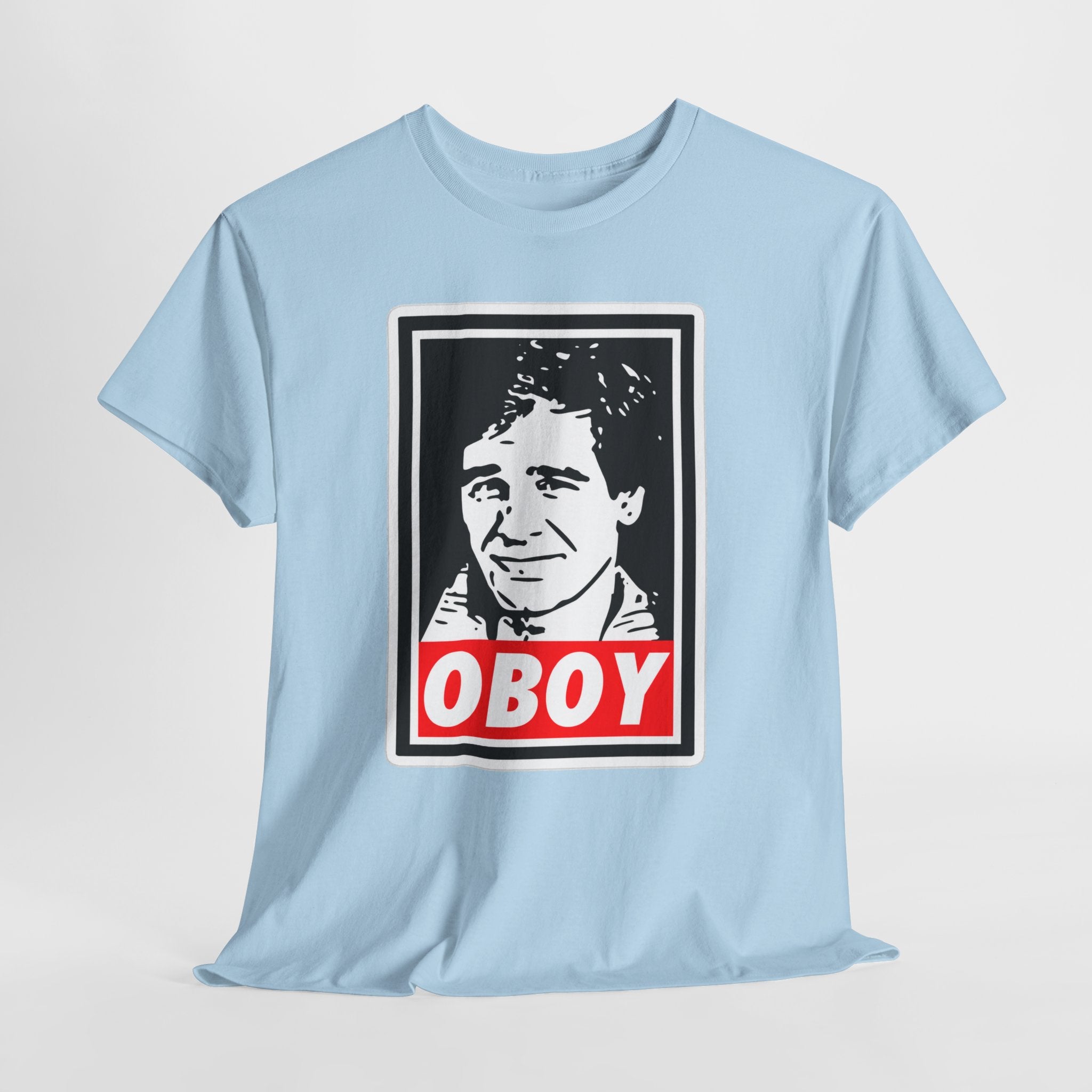 Oboy Quantum Leap Graphic Tee — Retro Pop Art Portrait T‑Shirt