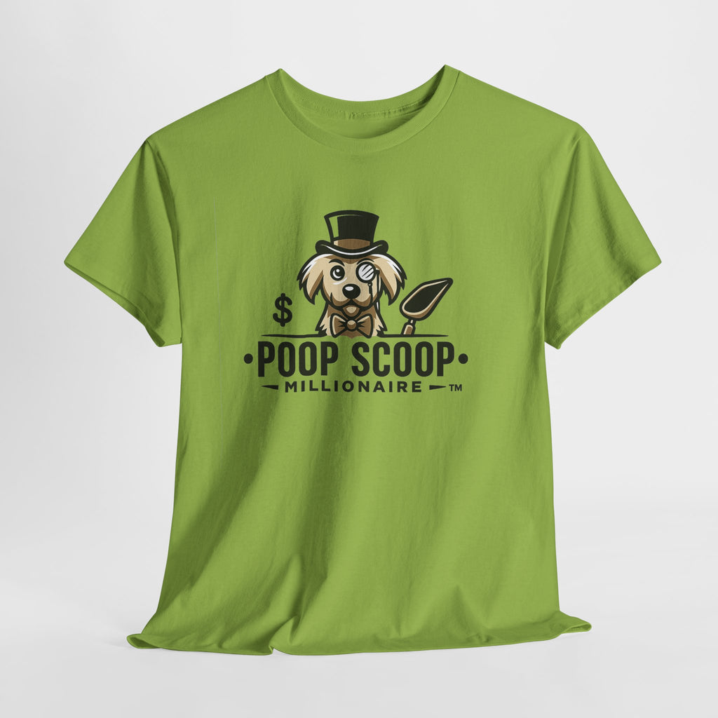 Poop Scoop Millionaire T-Shirt — Funny Dog Poop Scooping Tee