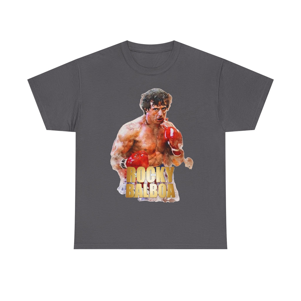 Boxing Rocky Balboa Graphic Tee – Retro Fighter Movie Shirt