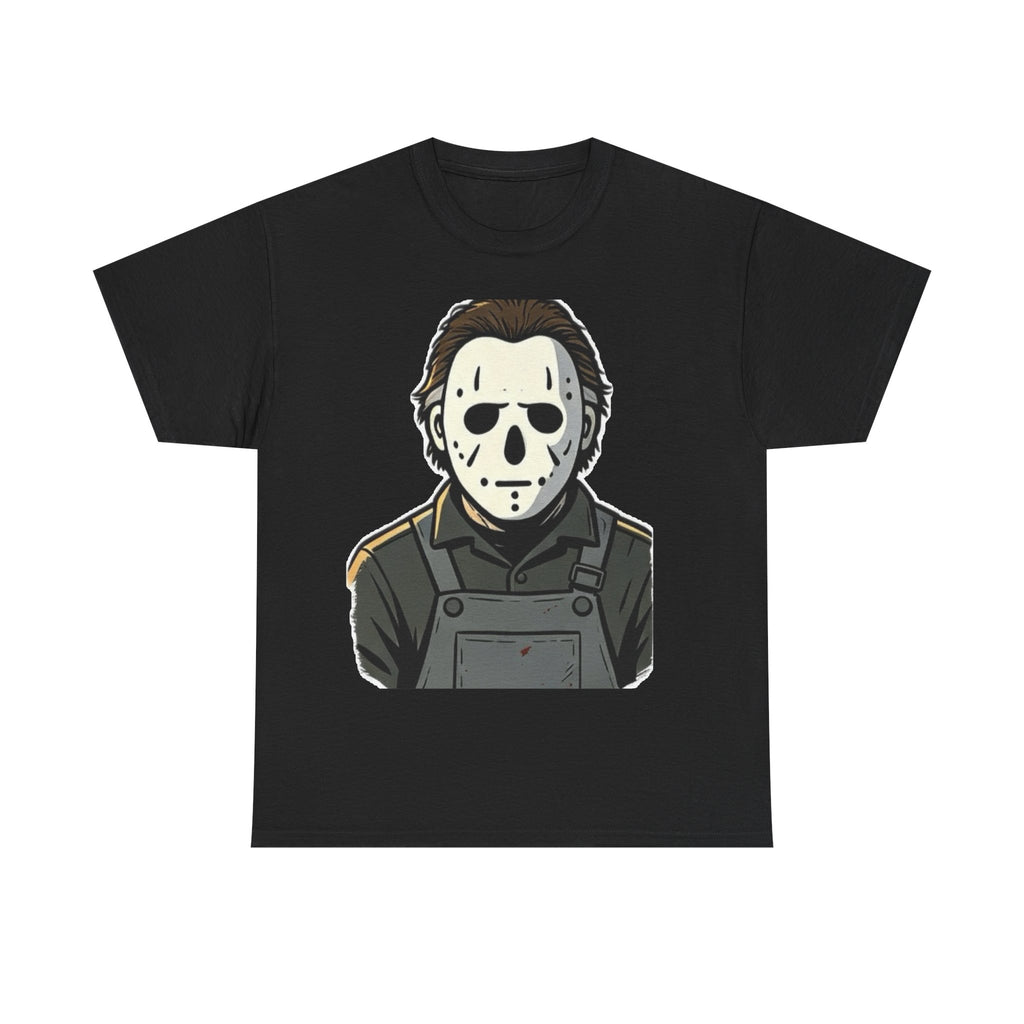 Horror Mask Tee — Jason-Inspired Halloween T-Shirt