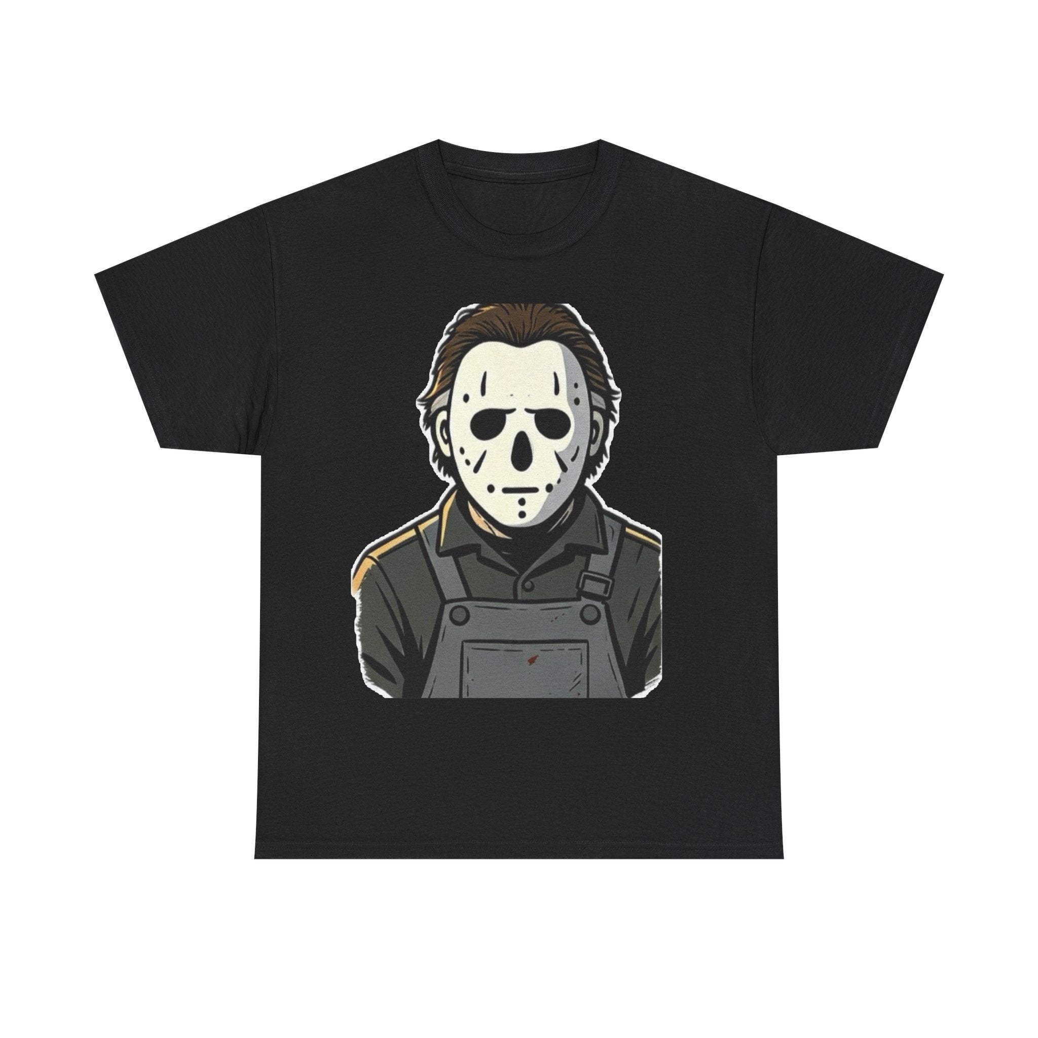 Horror Mask Tee — Jason-Inspired Halloween T-Shirt