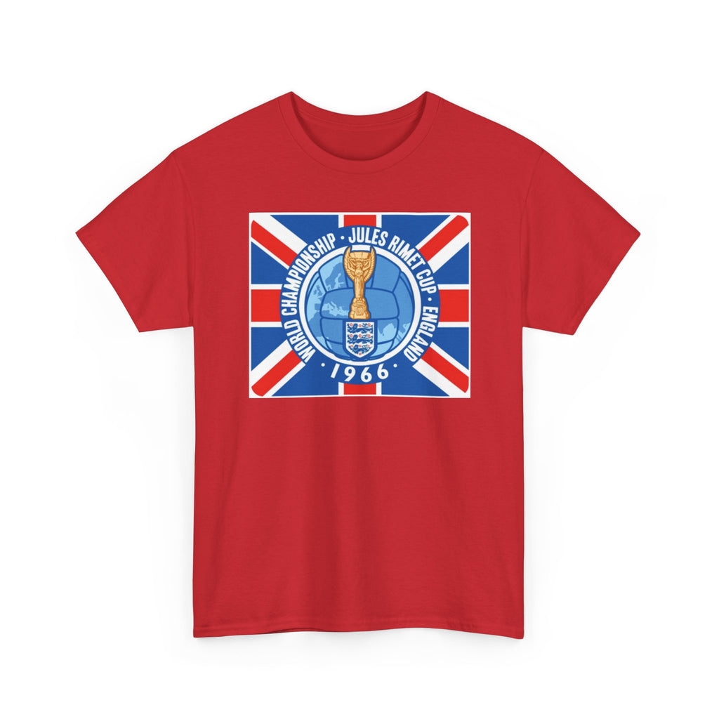 1966 World Cup Jules Rimet Trophy Tee — Vintage England Football Shirt