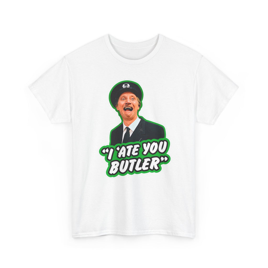 I Ate You Butler T-Shirt — Funny Retro Butler Graphic Tee