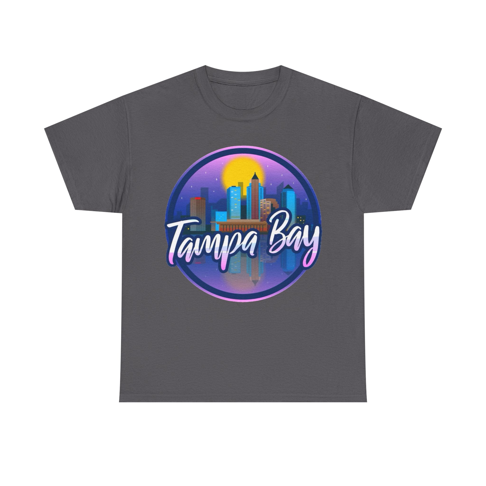 Tampa Bay Skyline T-Shirt — Retro Sunset Cityscape Tee