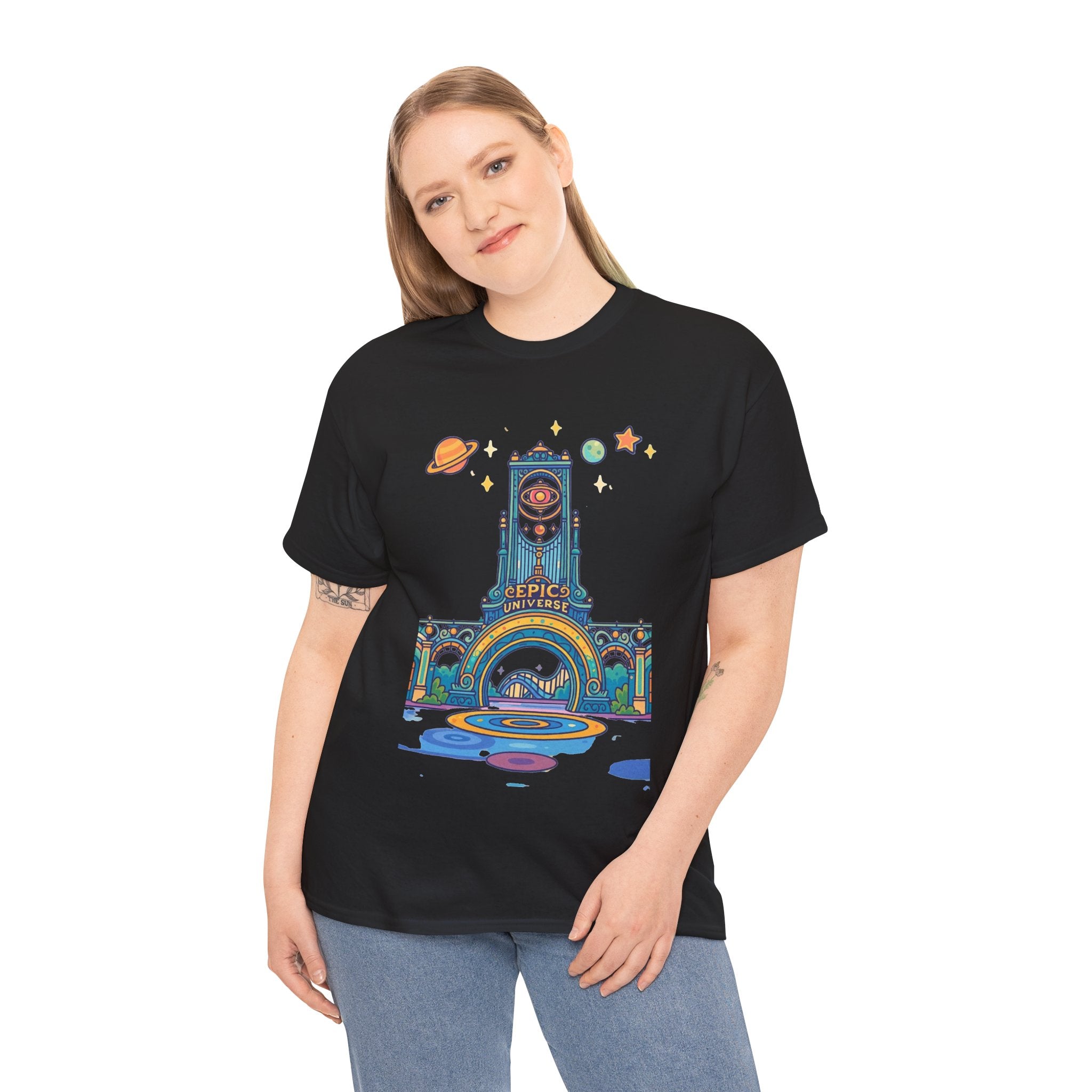 Universal Studios Family Vacation T-Shirt — Retro Space Theater Graphic Tee