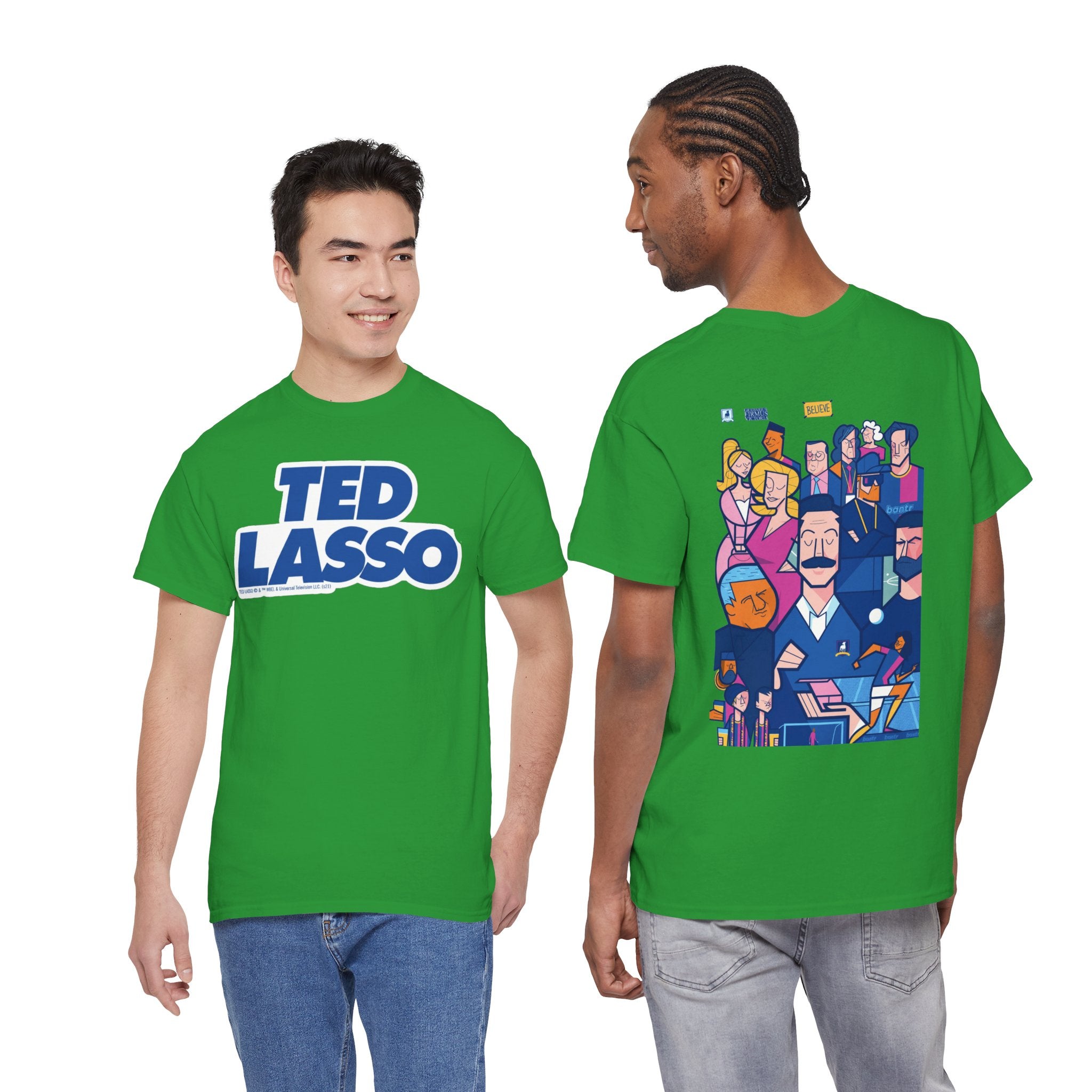 Ted Lasso Inspired Graphic Tee — Retro Team Illustration