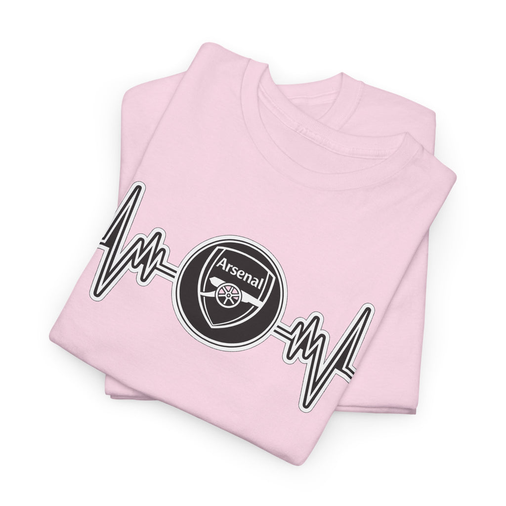Arsenal Heartbeat T-Shirt — Premier League Fans’ Cotton Tee