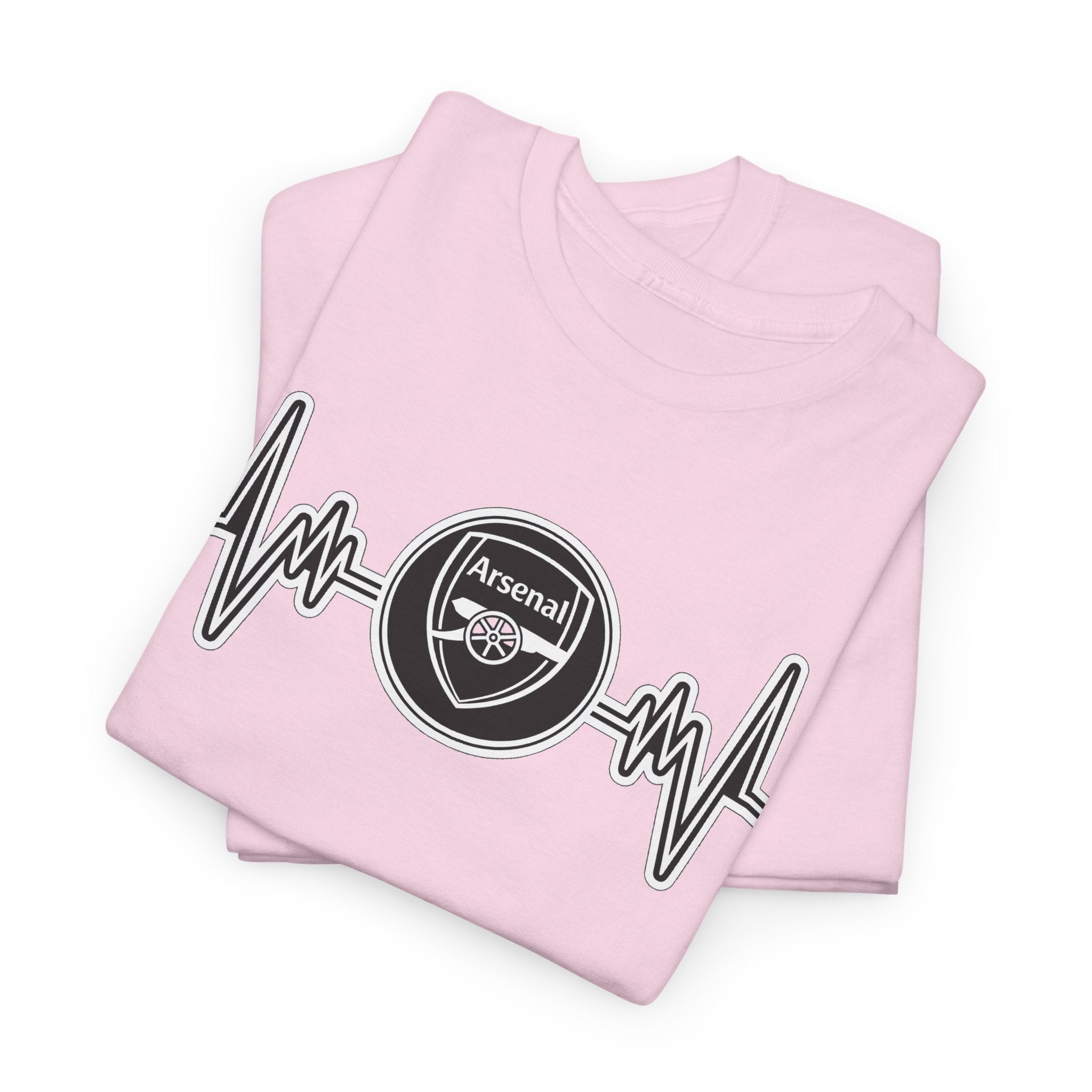 Arsenal Heartbeat T-Shirt — Premier League Fans’ Cotton Tee