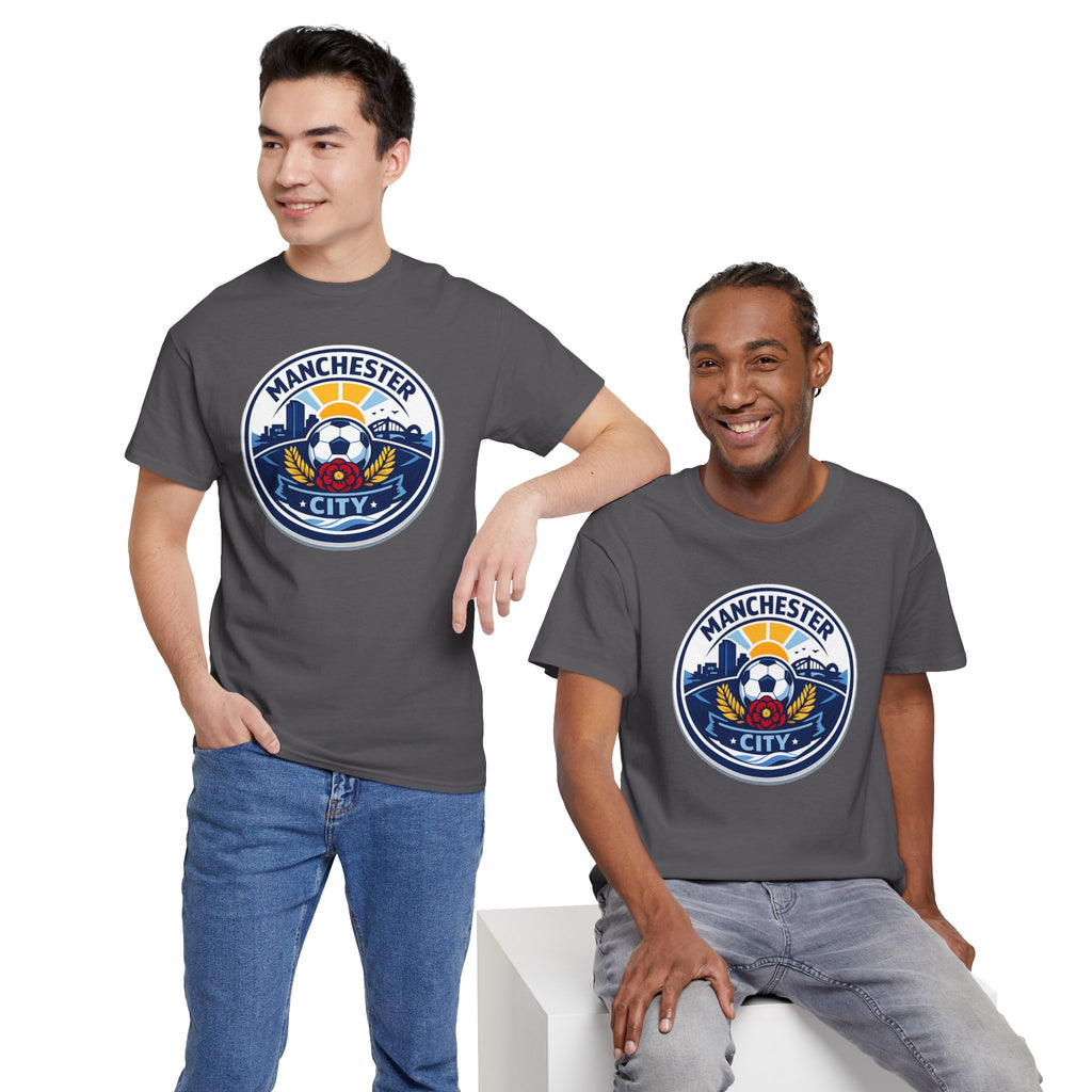 Manchester City Unofficial Soccer Logo T-Shirt — Football Fan Tee
