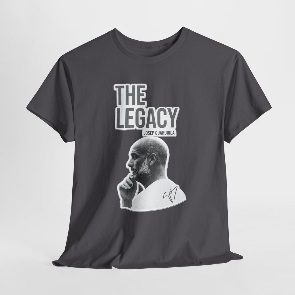 Pep Guardiola Manchester City The Legacy Tee — Inspirational Portrait Graphic T-Shirt