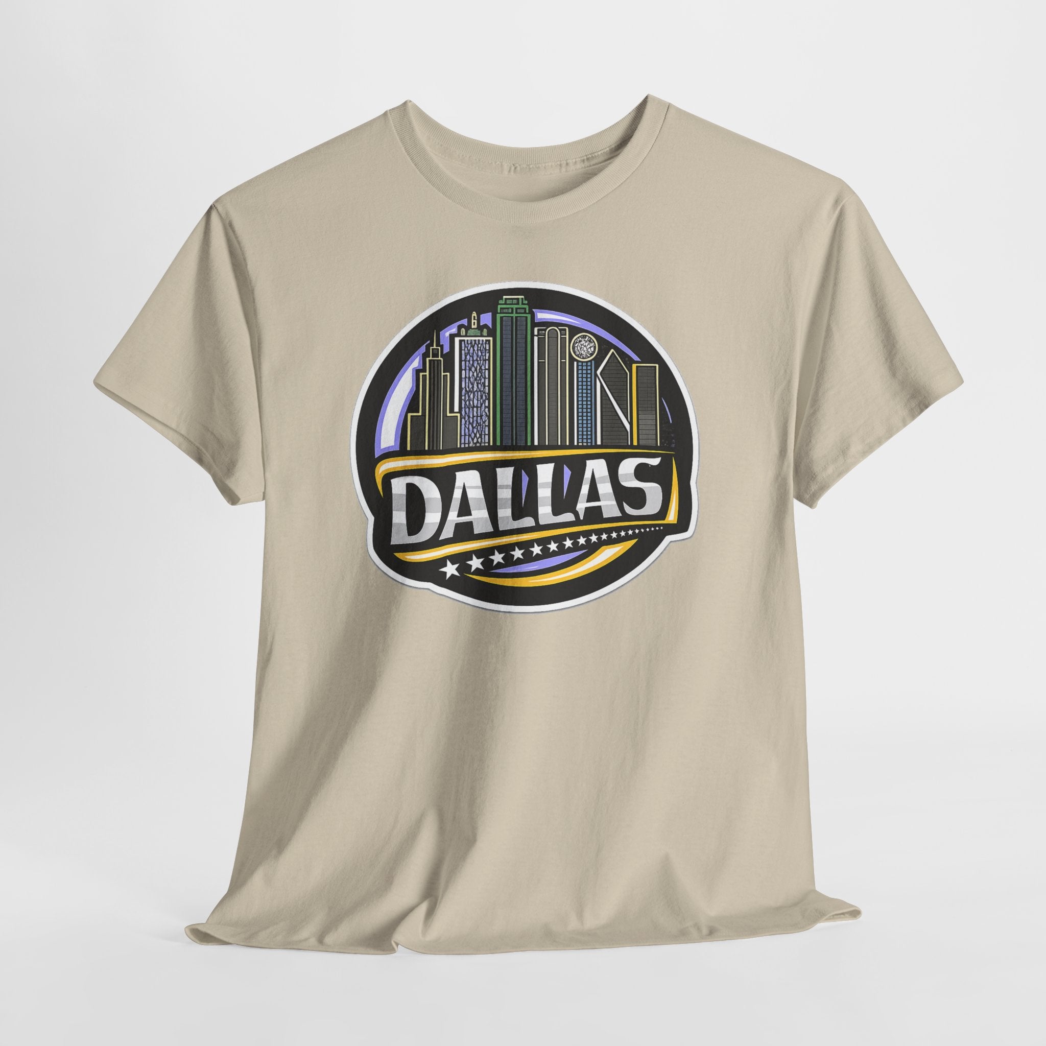 Dallas Skyline Tee — Vintage City Skyline Graphic T-Shirt