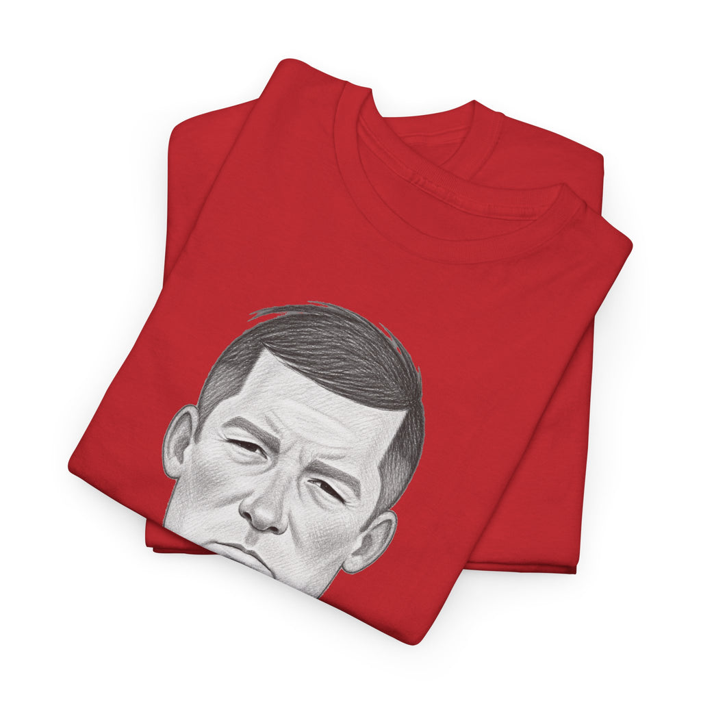 Sir Alex Ferguson Cotton T-Shirt — Vintage Stoic Portrait Shirt