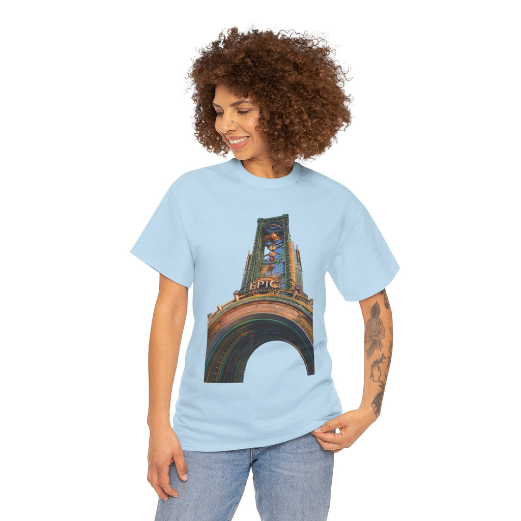 Epci Universe Vintage Theater Arch Graphic Tee — 'Epic' Retro Marquee T-Shirt