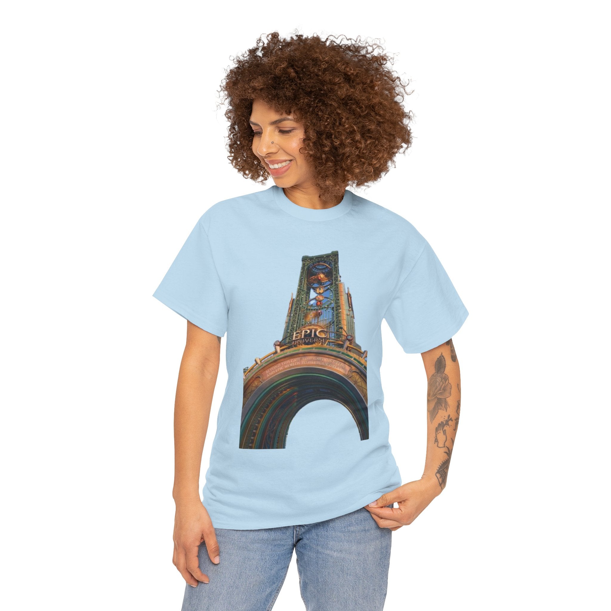 Epci Universe Vintage Theater Arch Graphic Tee — 'Epic' Retro Marquee T-Shirt
