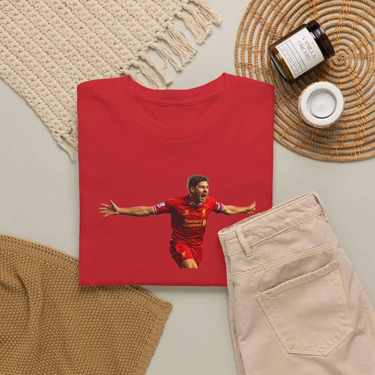 Steven Gerrard Liverpool Cotton T-Shirt