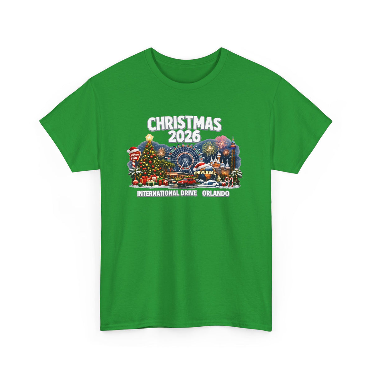 Christmas 2026 International Drive Orlando Holiday Cotton T-Shirt