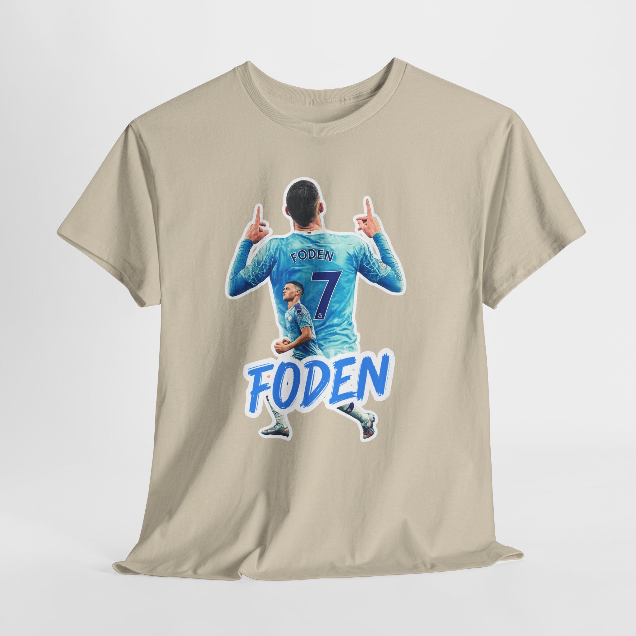 Phil Foden #7 Soccer T‑Shirt — Manchester City Fan Jersey Tribute