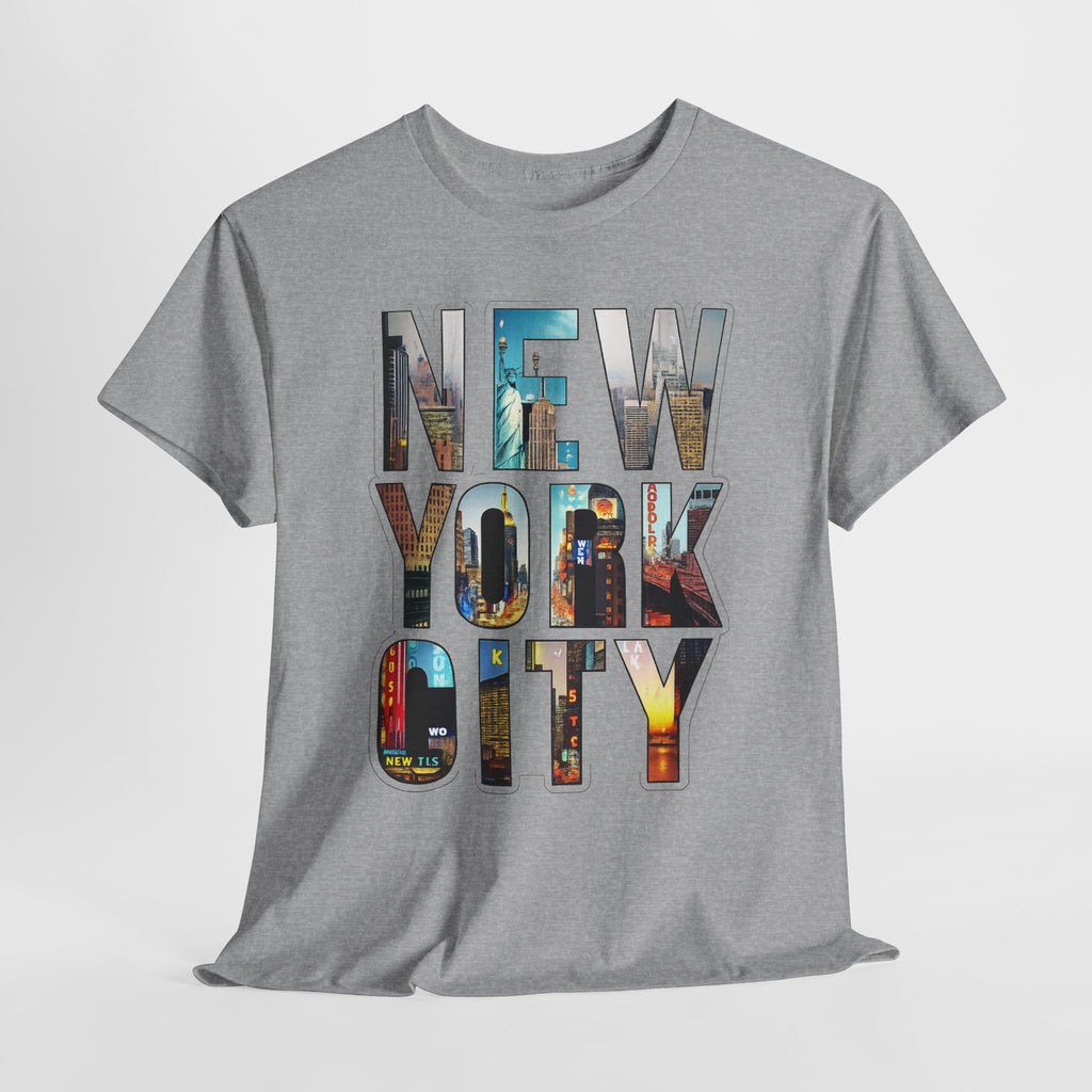 New York City Photo-Block Tee — Vintage Skyline Graphic T-Shirt