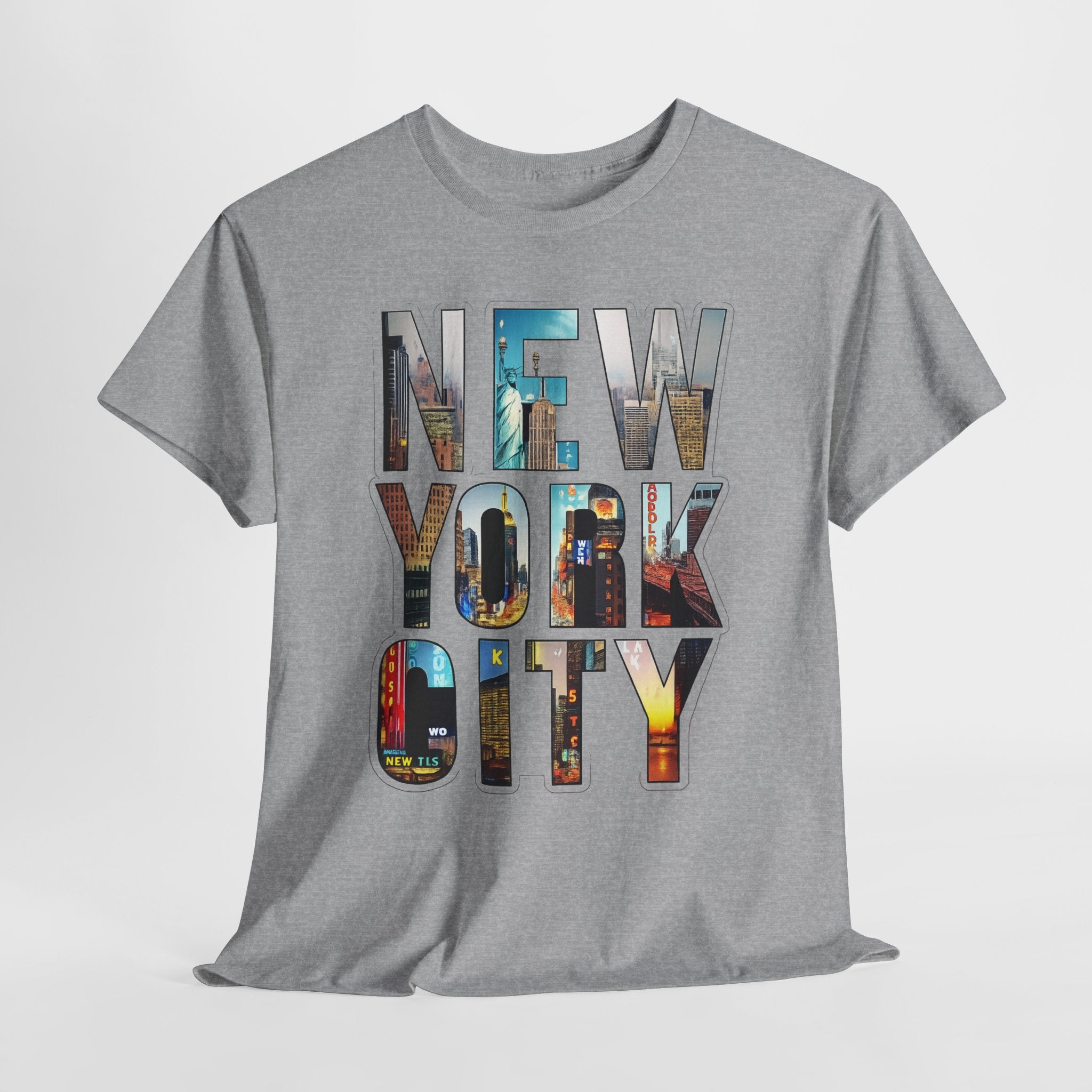 New York City Photo-Block Tee — Vintage Skyline Graphic T-Shirt