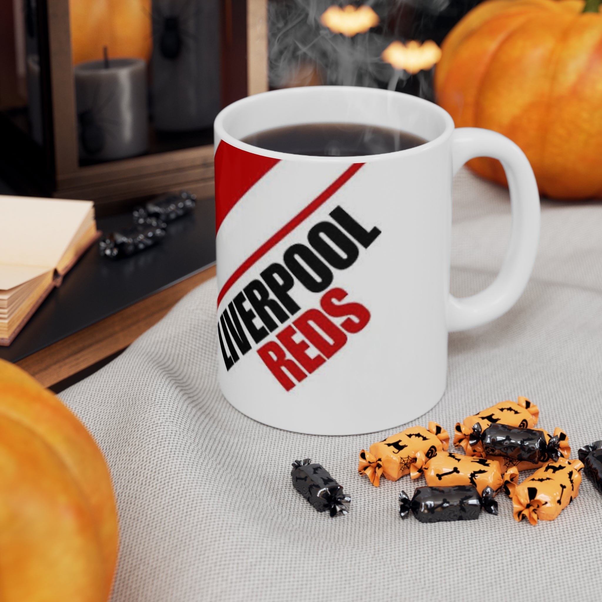 Liverpool FC Ceramic Coffee Mug — Red Crest 11oz & 15oz