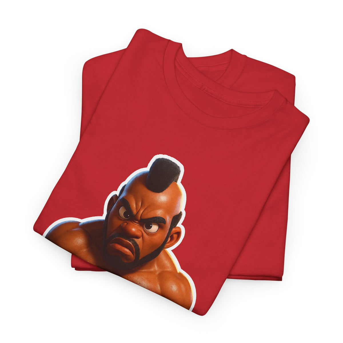 MR T Clubber Lang Boxer Character Tee — Tough Guy Cartoon Boxing T-Shirt