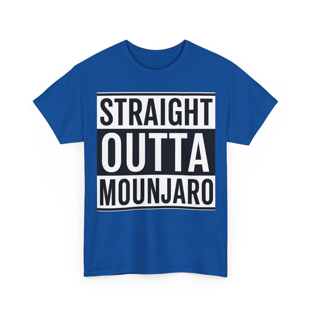 T-Shirt — "Straight Outta Mounjaro" Bold Typography Tee