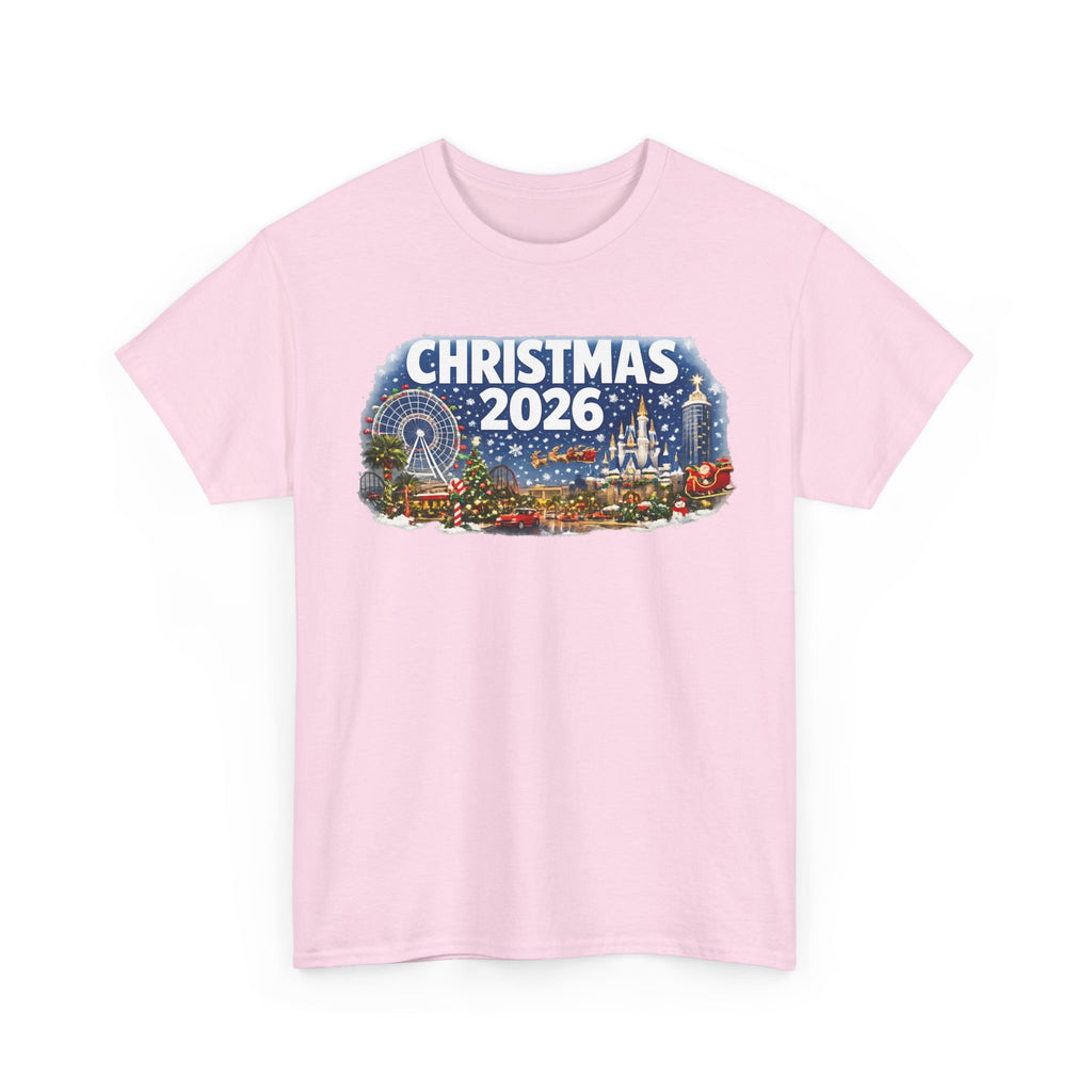 Christmas 2026 Holiday Tee — Festive Winter Village Graphic T-Shirt