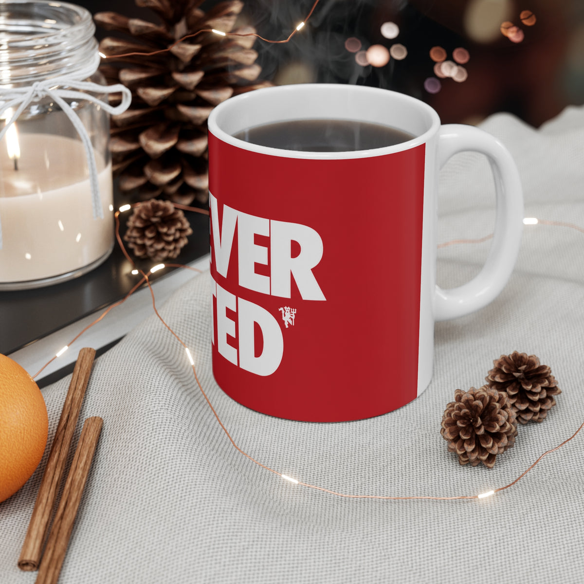 Forever United Red Ceramic Coffee Mug – 11oz & 15oz