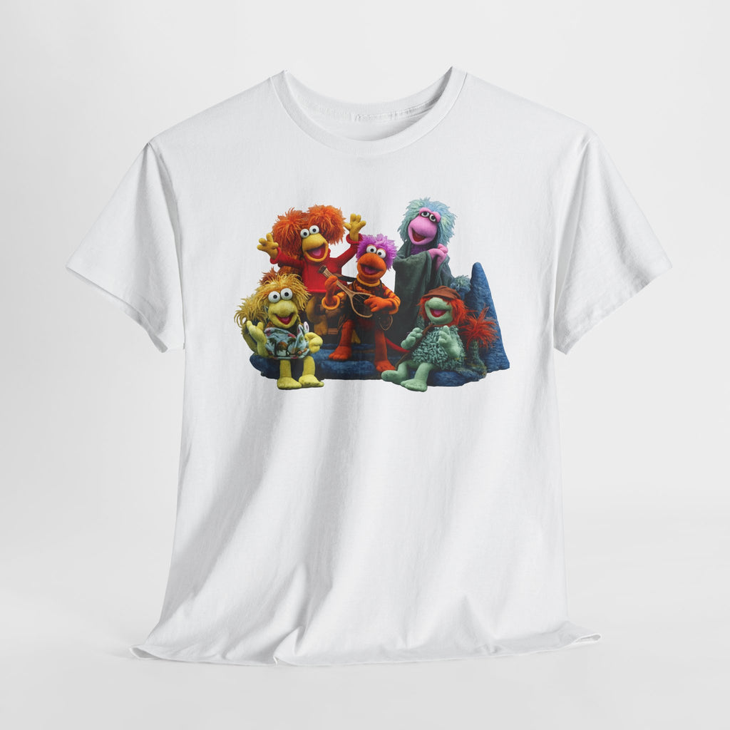 Fraggle Rock Muppet Crew Graphic Tee — Vintage Puppet Group T-Shirt