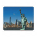 Statue of Liberty PU Leather Mouse Mat — New York Skyline Desk Pad