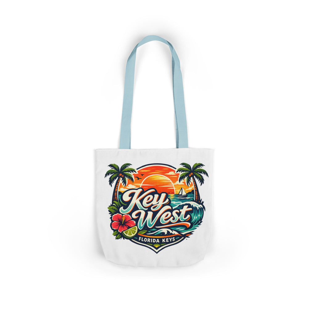 Key West Sunset Canvas Tote