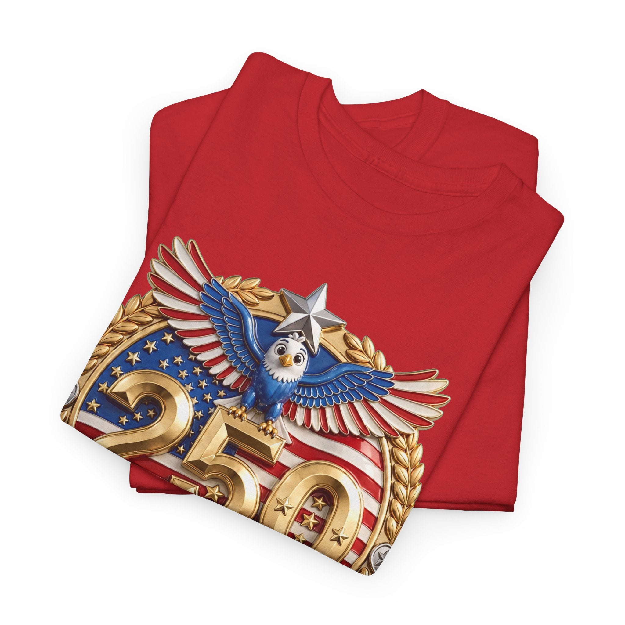 250th USA Anniversary T-Shirt – 1776–2026 Patriotic Eagle Emblem Tee