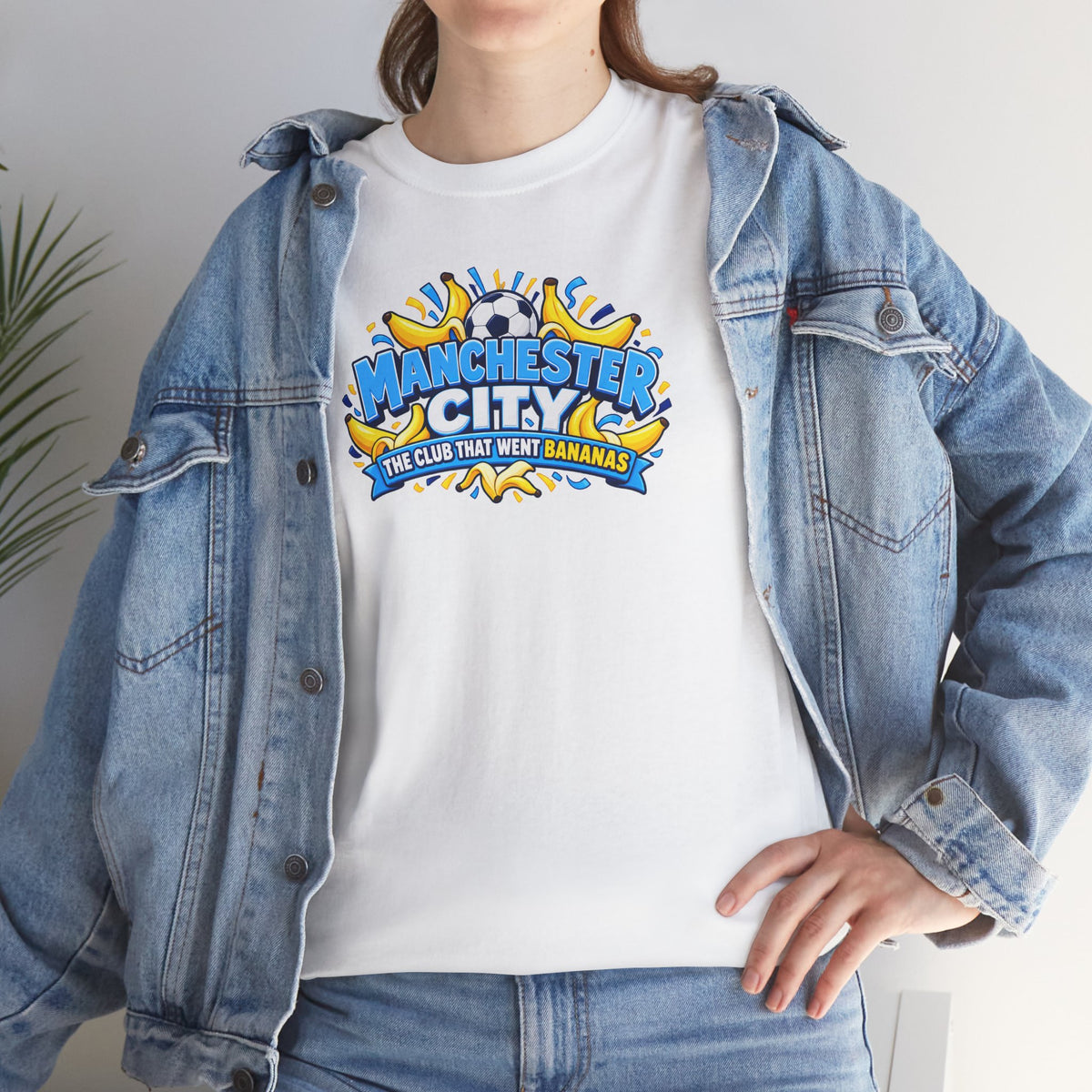 Manchester City "The Club That Went Bananas" Cotton T-Shirt