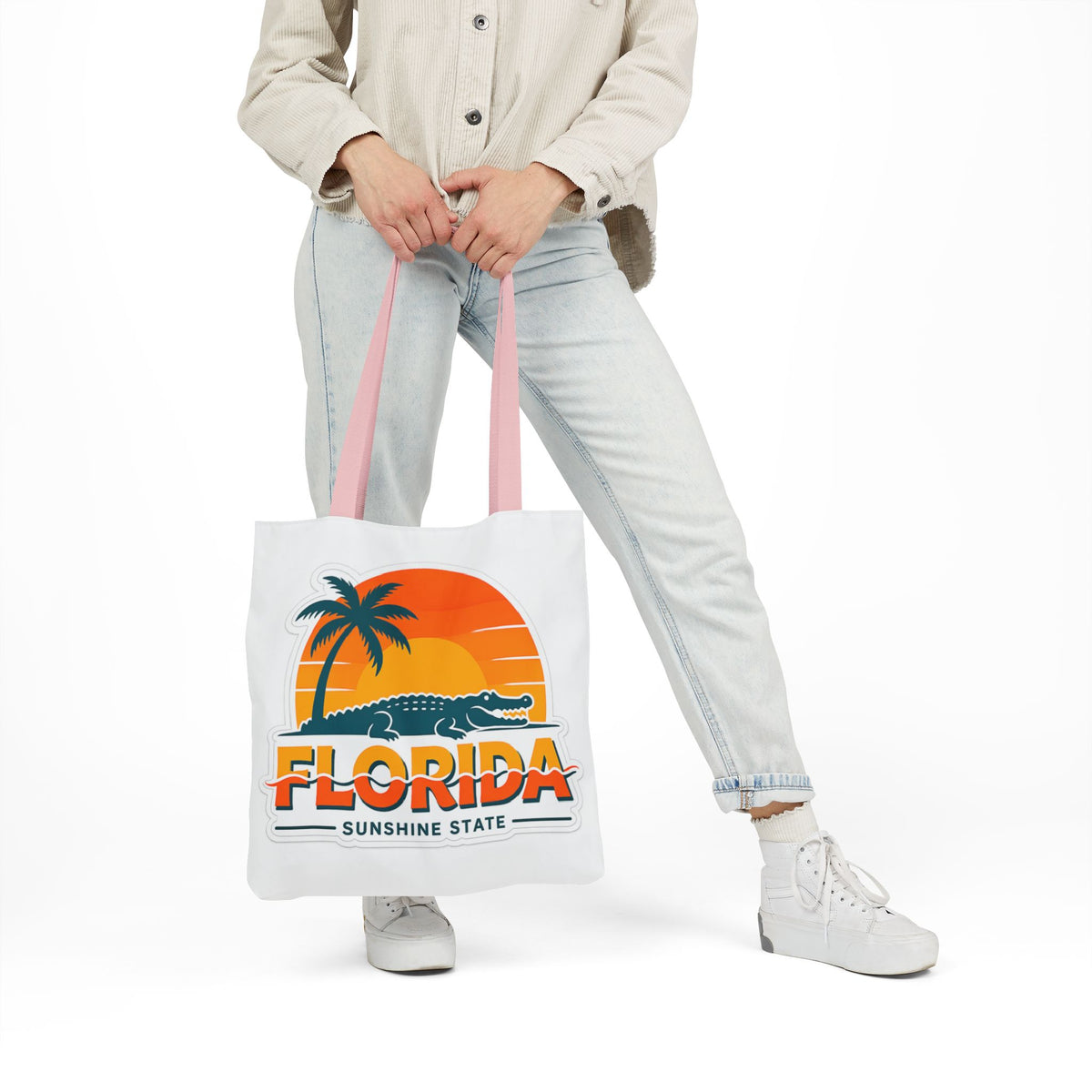 Florida Sunshine State Canvas Tote