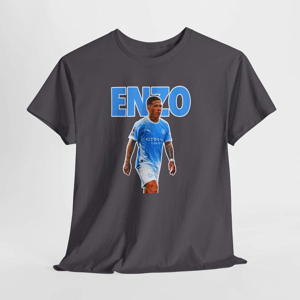 Enzo Fernandez Manchester City Inspired Cotton T-Shirt