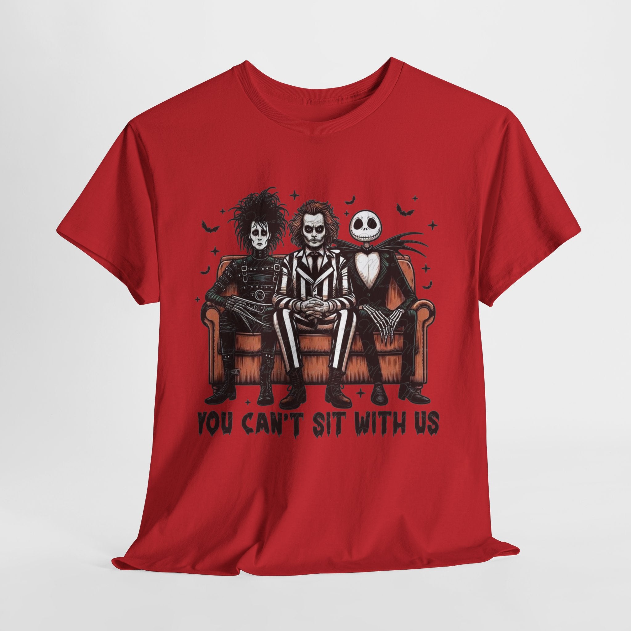 Johnny Depp Graphic Tee — 'You Can't Sit With Us' Halloween Horror Trio T-Shirt