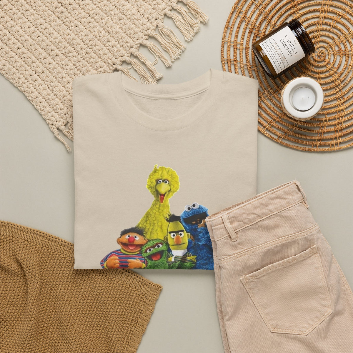 T-Shirt — "Straight Outta the Streets" Sesame Friends Graphic Tee