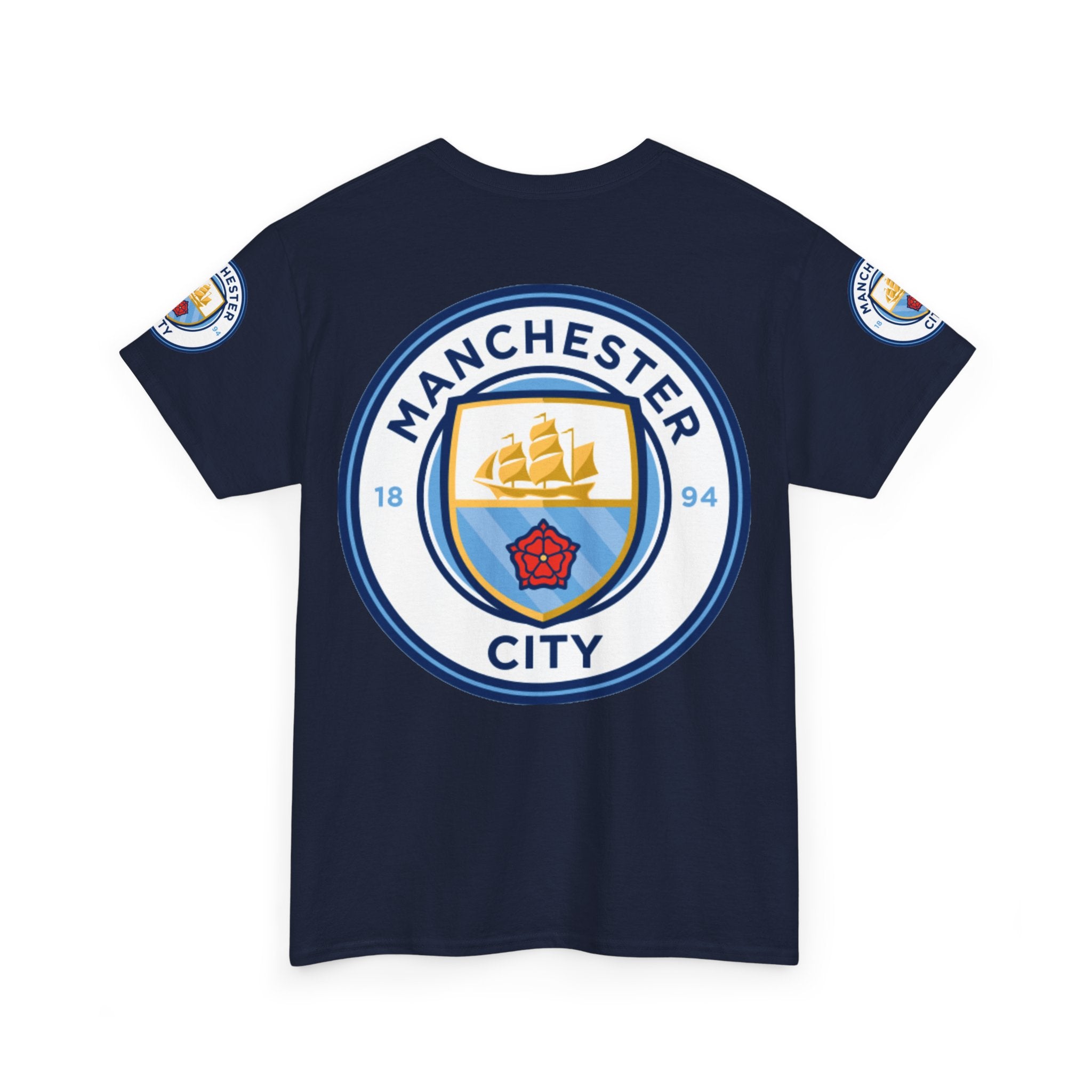 Manchester City Crest T-Shirt — Football Club Logo Tee