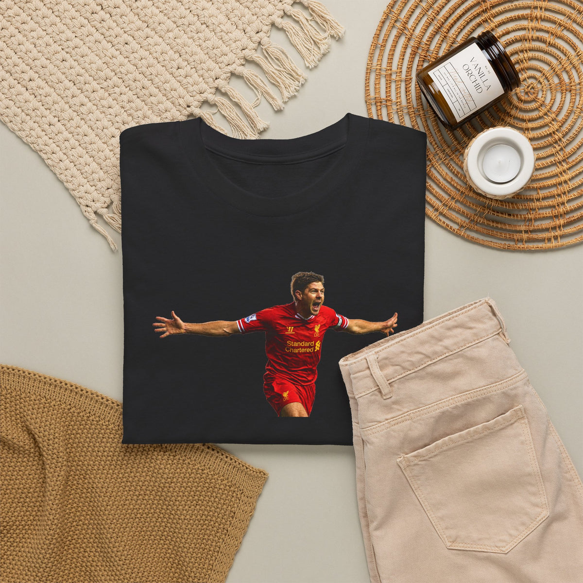 Steven Gerrard Liverpool Cotton T-Shirt