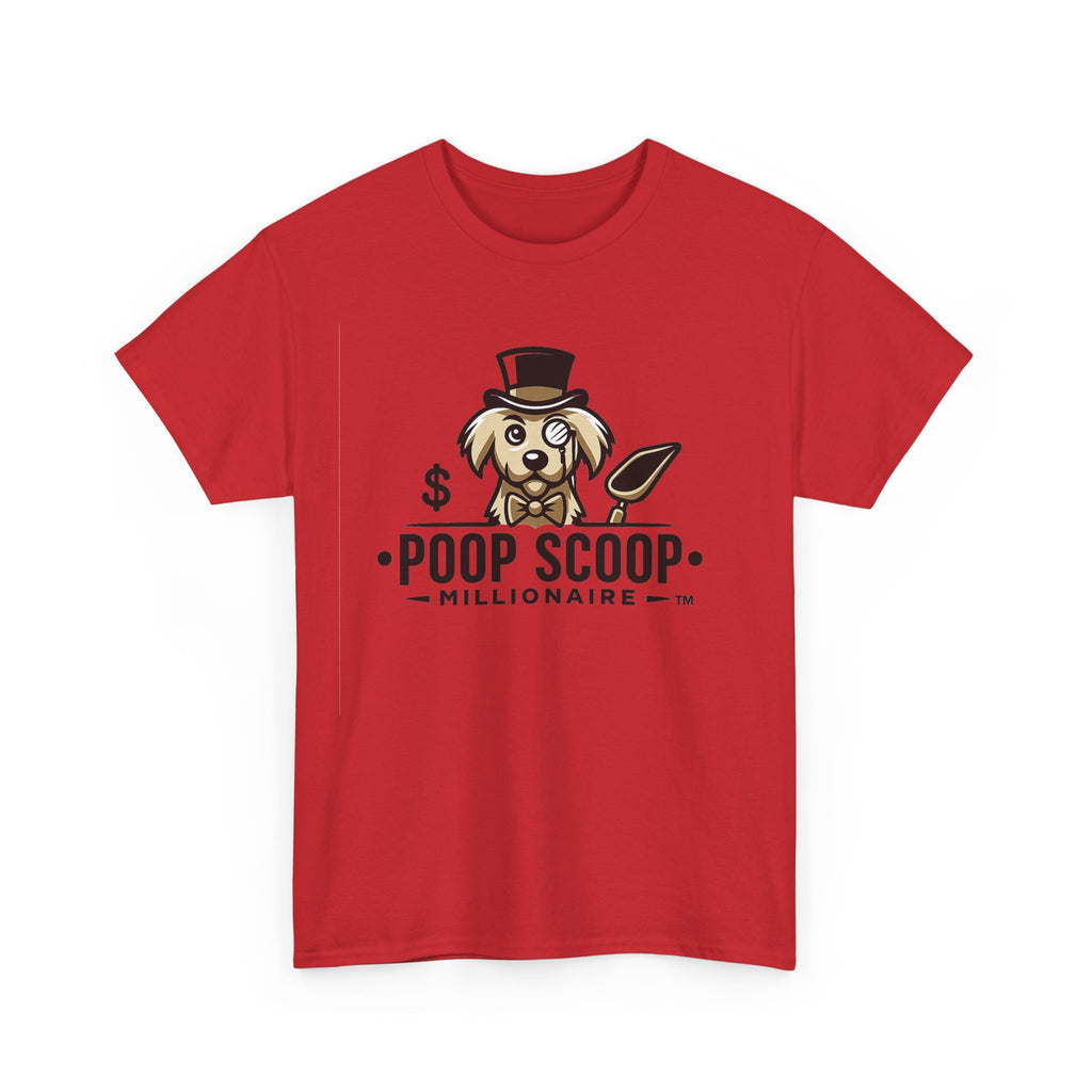 Poop Scoop Millionaire T-Shirt — Funny Dog Poop Scooping Tee