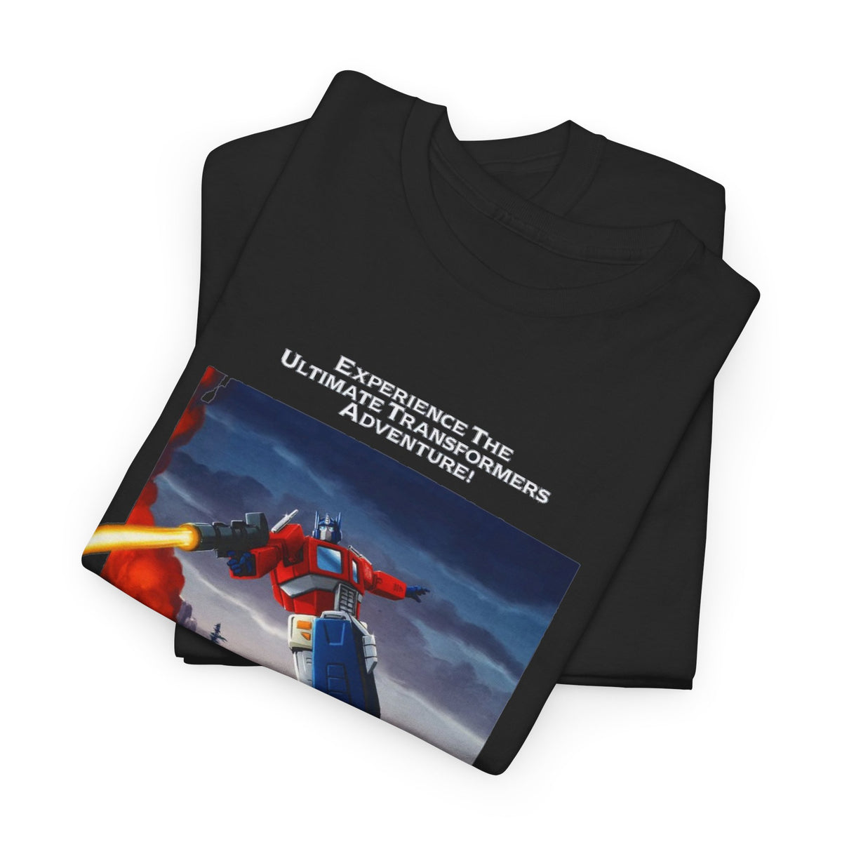 Transformers Conqueror Movie Tee — Retro Robot Poster Graphic T-Shirt