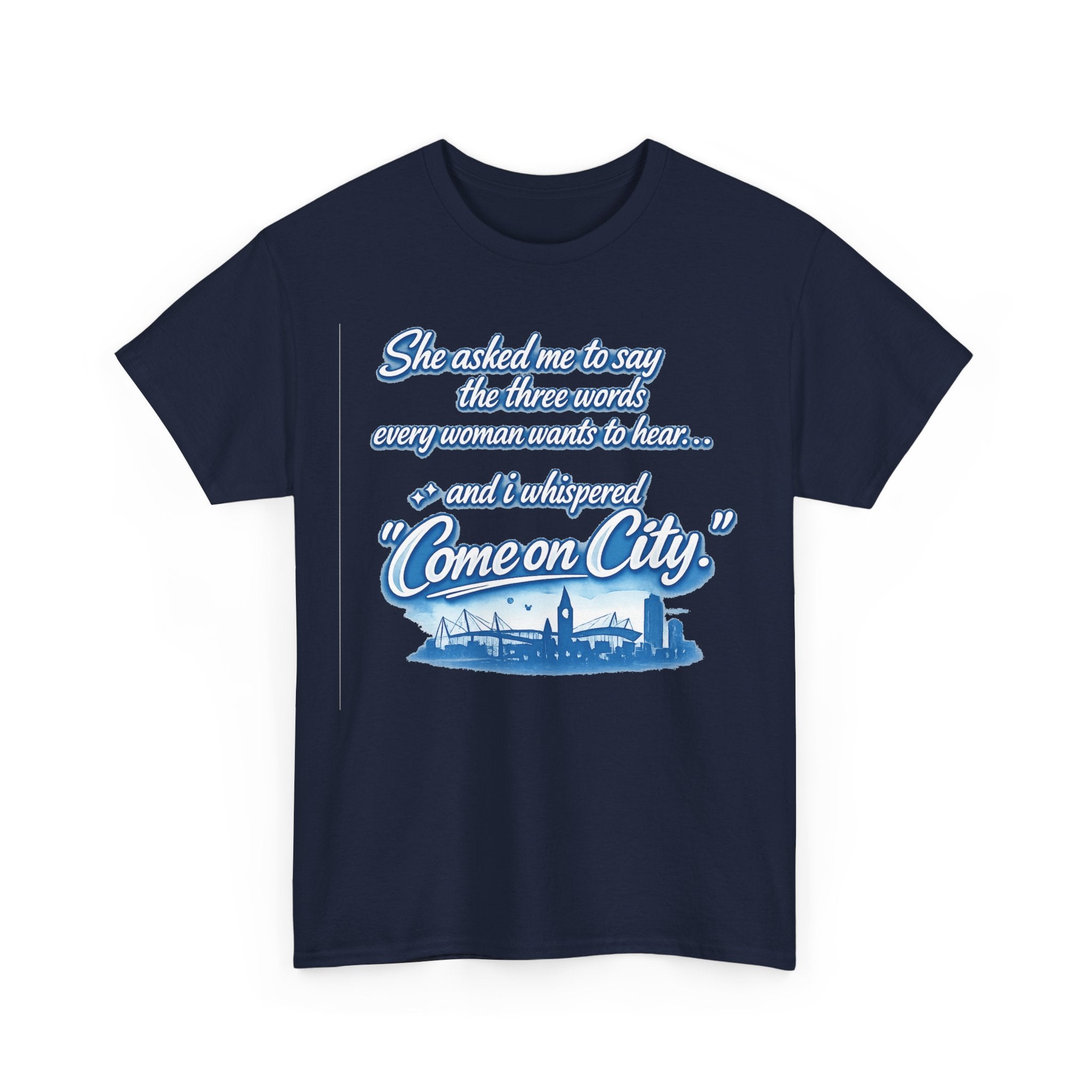 Come on City Skyline Tee — Retro Script Urban Pride T‑Shirt